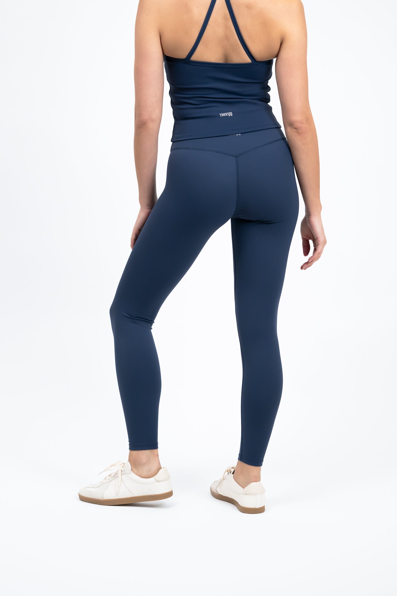 Essential High-Rise Leggings - Pageant Blue