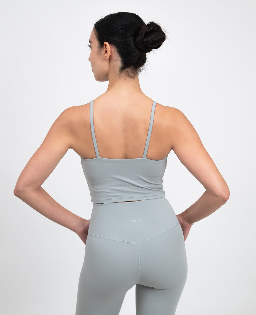UltraSkin Cropped Cami Top - Slate Gray