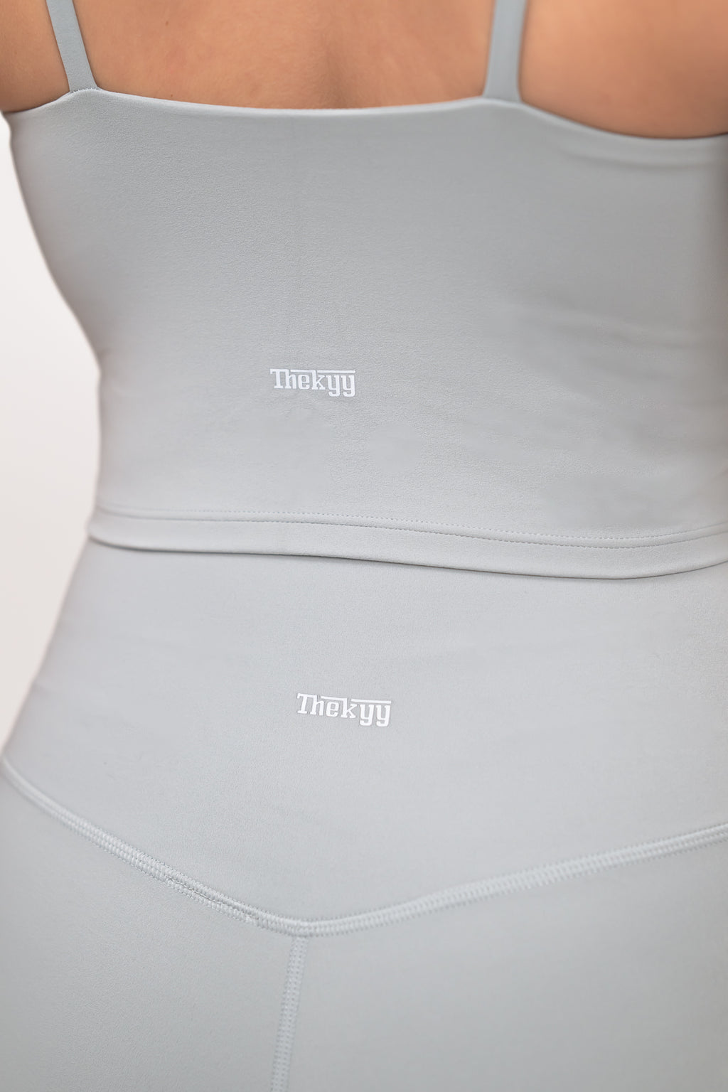 UltraSkin Cropped Cami Top - Slate Gray