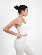 UltraSkin Cropped Cami Top - Coconut Milk
