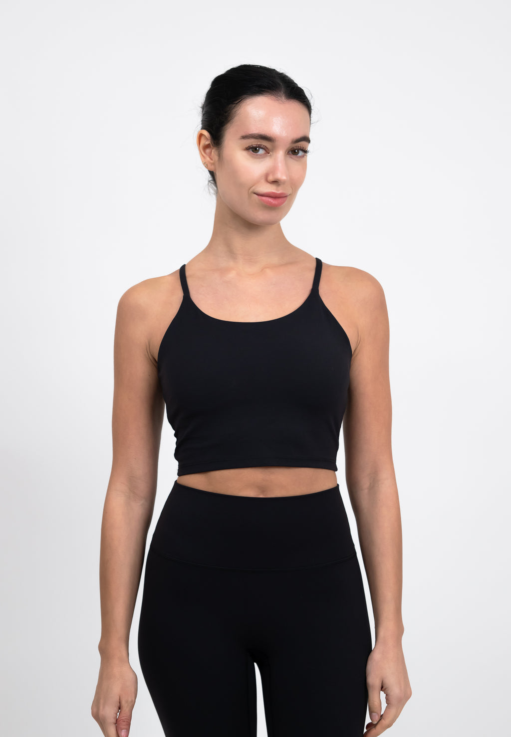 UltraSkin Cropped Cami Top - Black