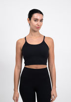 UltraSkin Cropped Cami Top - Black