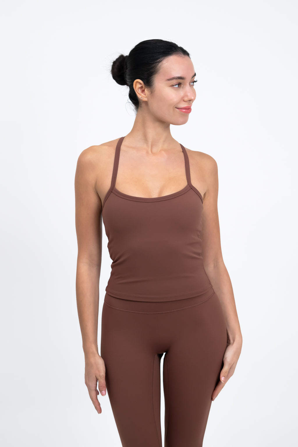 ActiveFlex Racerback Tank Top - Mocha
